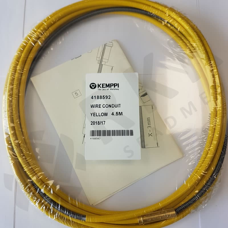 Spiraal 1,2/1,6mm 4,5m kollane