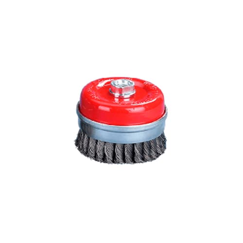 Cup brush twisted knot S0.5 fi 75 mm x M14