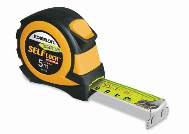 Mõõdulint Komelon Self-Lock Evolution 5m/25mm, magnetiga