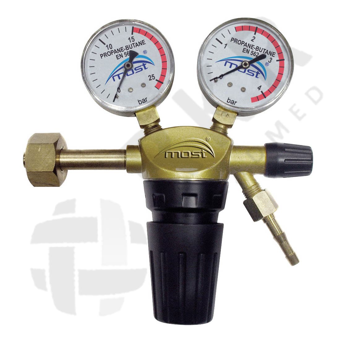 Regulaator MOST BRASS Propaan W21,8x1/14