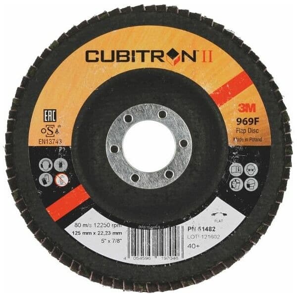 Lamellketas 3M Cubitron II 969F 125mm P40+
