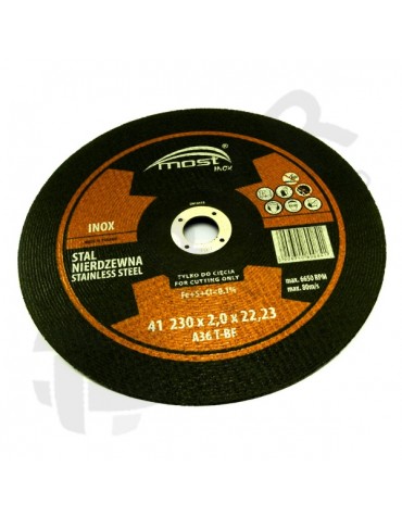 9416723000 - Lõikeketas MOST INOX 41 230*2.0*22 A46TBF
