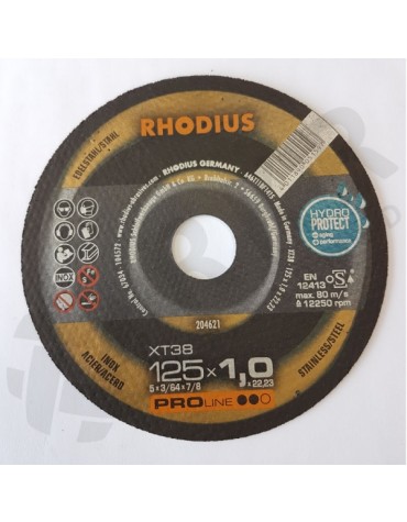 Rhodius XT 38 Lõikeketas 125*1,0 HydroProtect