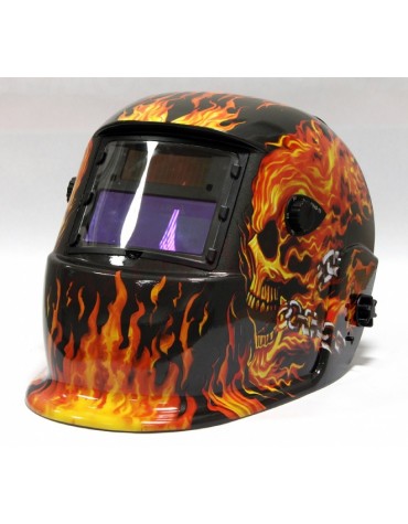 Keevitusmask isetumenev S777A FIRE 9-13 DIN 4/9-13, akna suurus 98x43mm, kaal 450g