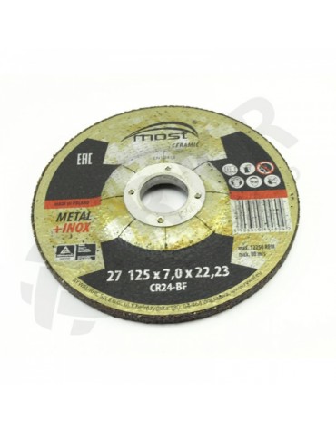 Lihvketas MOST CERAMIC Metal/Inox 27 125*7.0*22 CR24-BF 